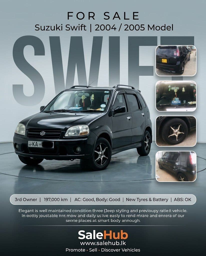 2005 Suzuki Swift Jeep for sale in Ja-Ela, Sri Lanka