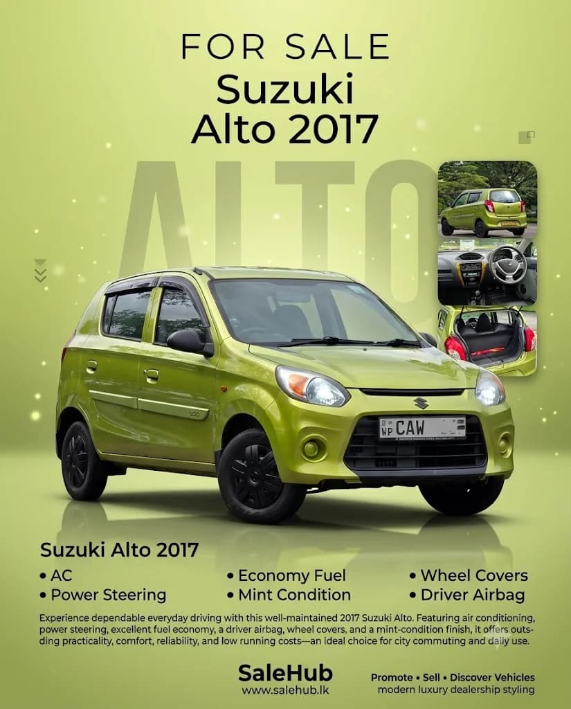 2017 Suzuki Alto for sale in Badulla, Sri Lanka